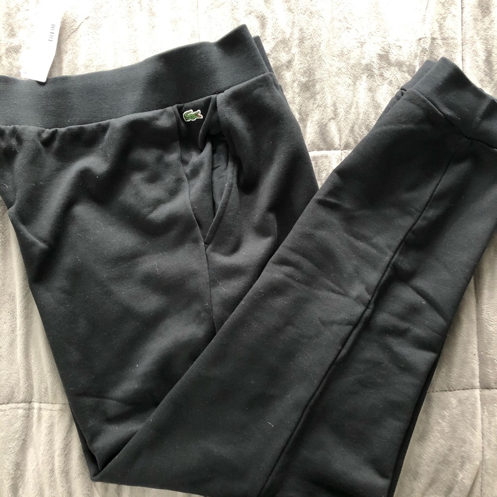 Brand New Lacoste sweatpants in black Sz 6 (XL)